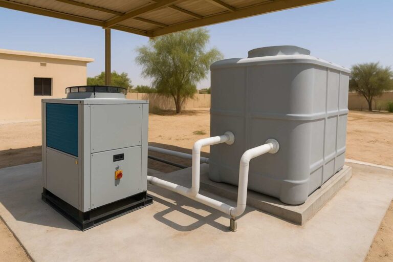 GRP tank cooling chillers